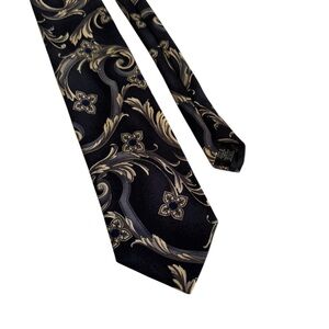 Town Craft Mens Silk Tie Quiet Luxury Old Money Formal Abstract Artsy Career‎